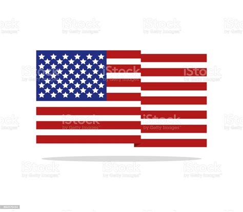 Amerika Birleşik Devletleri Bayrağı Stok Vektör Sanatı And Abd‘nin Daha