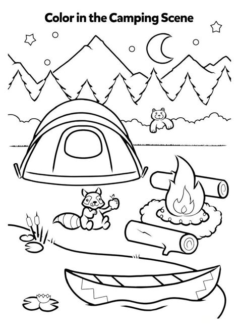 Preschool Camping Theme Printables