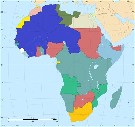 A Map Of Africa After An Alternate Ww1 1930 Rimaginarymaps