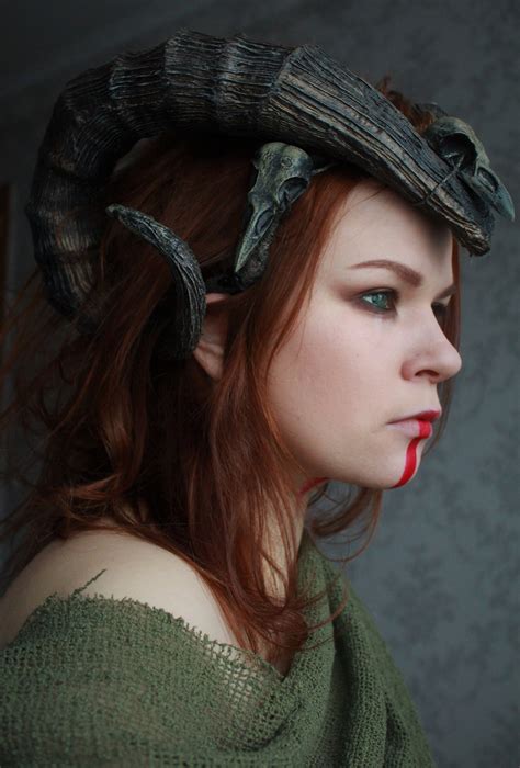 Demon Tiefling Horns Headdress Horned Headband Dragon Horns Succubus Accessories Cosplay Horns