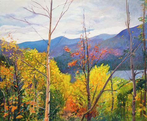 Fall In Adirondacks Painting By Anna Lipowicz Constance Fine Art America