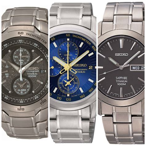 Top 9 Most Popular Titanium Seiko Watches Best Buy For Men The