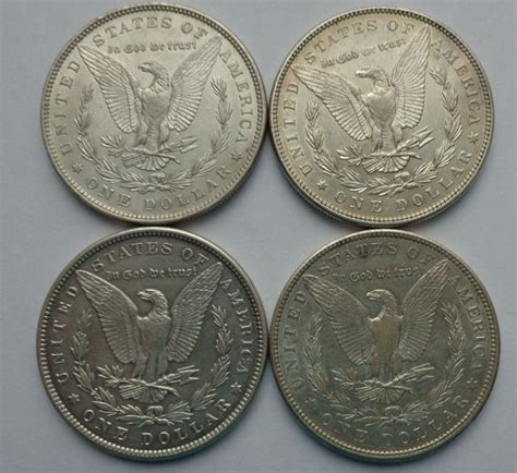 United States 1 Dollar 1881 1900 4 Coins Silver Catawiki