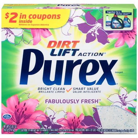 Purex Powder Laundry Detergent Fabulously Fresh 50 Ounces