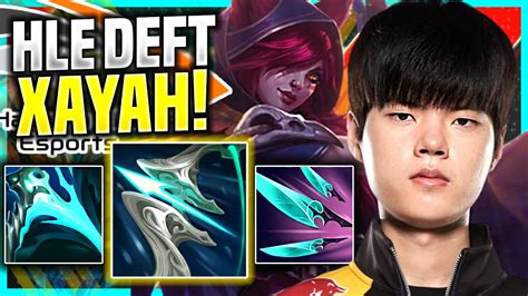 DEFT IS READY FOR XAYAH WITH NEW ITEMS HLE Deft Plays Xayah ADC Vs