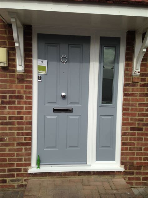 A Beautiful French Grey Ludlow Solid Solidor With Composite Side Light