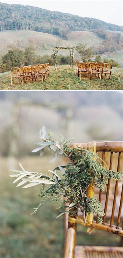 Whimsical Natural Virginia Wedding Wedding Ceremony