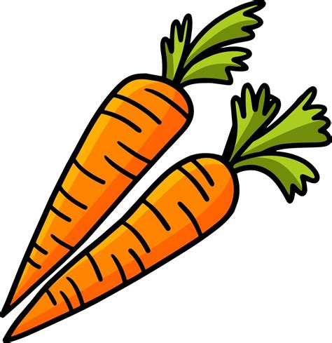 Carrot Vegetable Cartoon Colored Clipart 8944311 Vector Art At Vecteezy