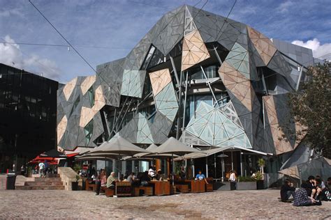 Federation Square Plaza In Melbourne Thousand Wonders