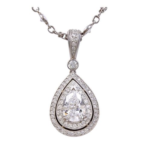 Get the best deals on pear shaped diamond pendant necklace and save up to 70% off at poshmark now! Michael Beaudry Pear-Shaped Diamond Pendant with Diamond ...