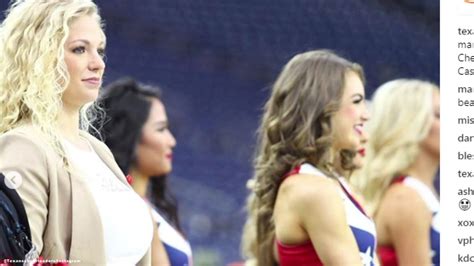 Houston Texans Cheerleaders Welcome New Coach Casey Potter 3 Months