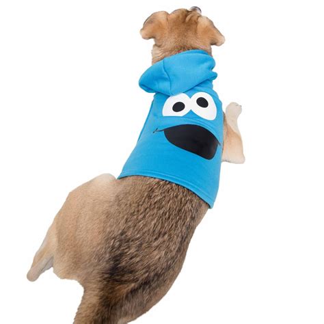 Pet Krewe Sesame Street Dog Hoodie Cookie M Baxterboo