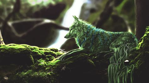 Green Wolf 4k Wallpapers Hd Wallpapers Id 28718