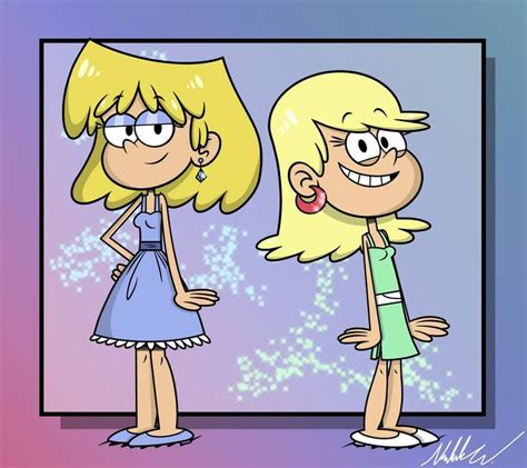 Lori And Leni Dance Costumes By Kylorenrodram95 On Deviantart Loud House Characters Cute