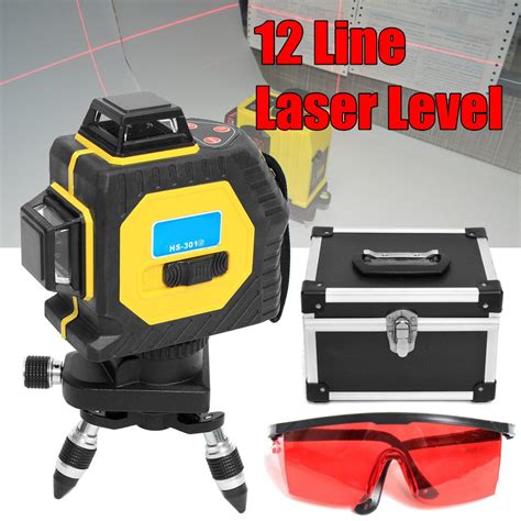Buy 3d Laser Level 12 Lines Red 360 Degree Outdoor