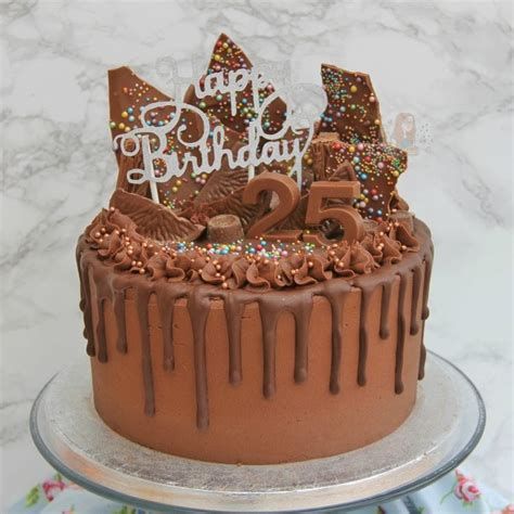 I have made a birthday cake for you myself, and then i had to call the firing squad for blowing out the candles on the cake. My 25th Birthday Cake! - Jane's Patisserie