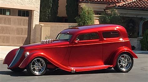Candy Apple Red Ford Street Rod Hides A Massive 502ci Engine Under The