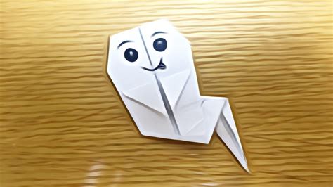 Ghost Origami Tutorial Halloween Origami Youtube