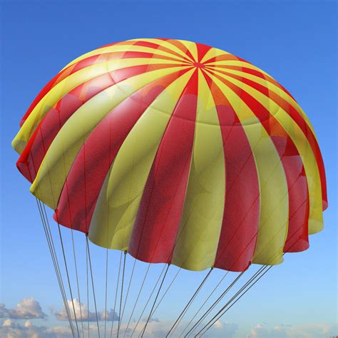 3d Parachute Marvelous Designer Model Turbosquid 1512055