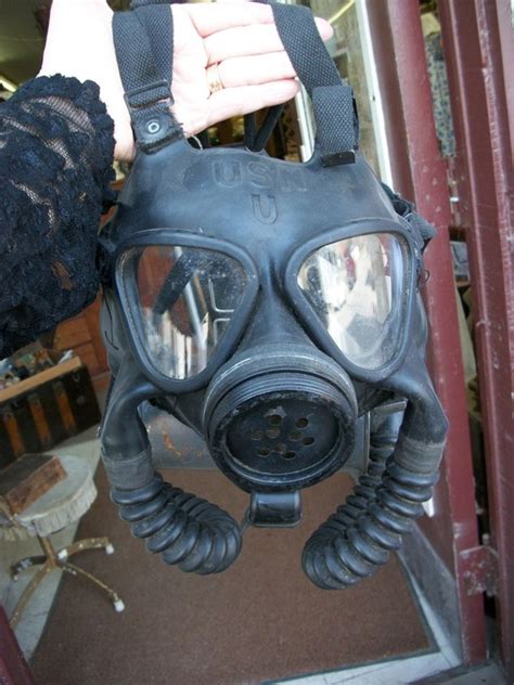 World War Ii Navy Issue Mark Iv Gas Mask From Rustysecrets
