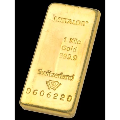 1000g Gold Bars Bullion Met