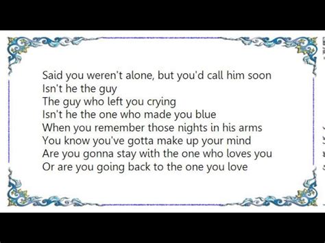 Glenn Frey The One You Love Lyrics Chords Chordify