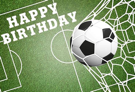 Buy Mehofond Soccer Theme Happy Birthday Party Decoration Backdrop For