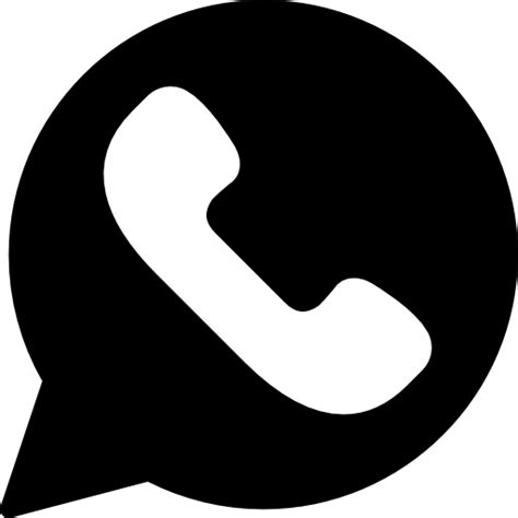 Black Whatsapp Logo Fusevse