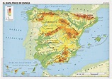 Geografía e Historia: MAPA FÍSICO DE ESPAÑA