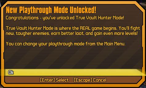 Hey does anyone know the exact difference between the modes? True Vault Hunter Mode | Borderlands Wiki | FANDOM powered by Wikia