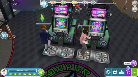 4 Sims Dance To Arcade Machine Youtube