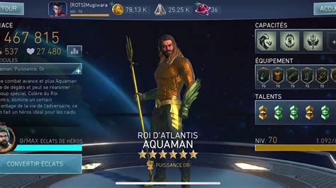 Injustice 2 Mobile Raid 6 King Of Atlantis Aquaman Koaa Vs