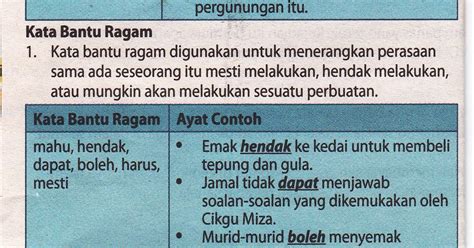 Darlina ialah murid tahun lima. Cikgu Rohani: Tatabahasa UPSR - Kata Bantu