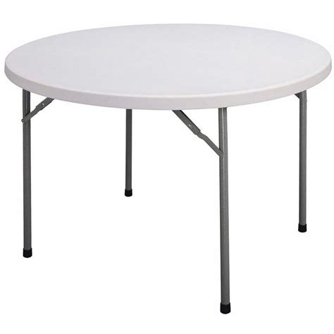 Check spelling or type a new query. Blow-Molded Plastic Top Round Food Service Table - 48 ...