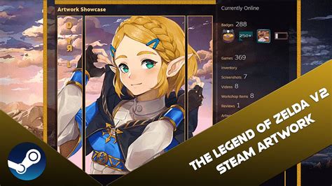 The Legend Of Zelda V2 Animated Steam Artwork Speed Art Dryrel