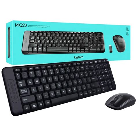 Logitech Mk220 Wireless Keyboard And Mouse Combo Black Mk220 City