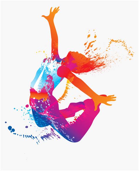 Dance Ballet Dancer Color Art Graphic Design Png Colorful Dance