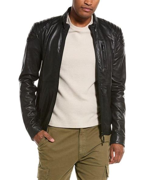 Rudsak Leather Jacket In Black For Men Lyst