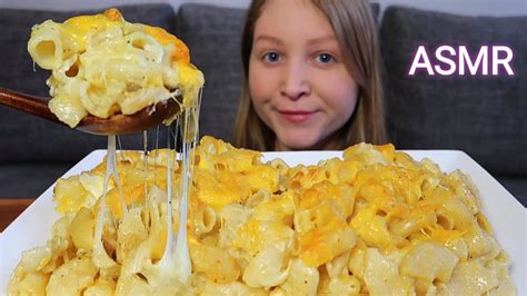 Asmr Mac Cheese Eating Sounds Youtube