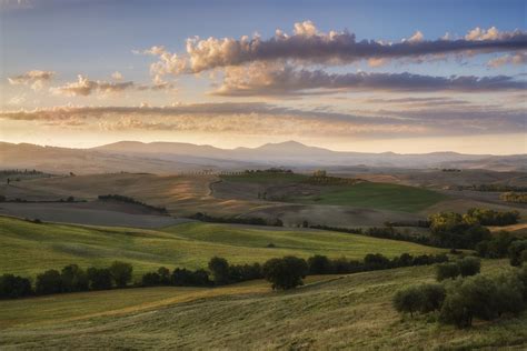 Tuscany Sunrise Italy Tuscany Landscape Photos Landscape Pictures