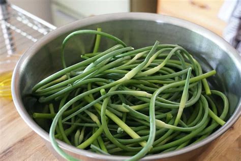 Grilled Garlic Scapes Quick And Easy