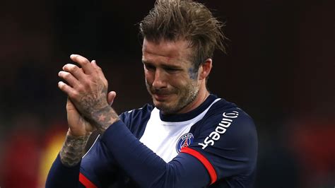La première séance de david beckham. David Beckham (PSG), l'adieu aux larmes - Ligue 1 2012 ...