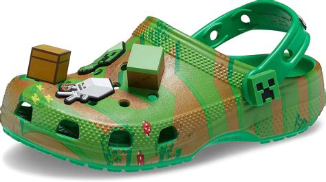 Crocs Mixte Enfant Minecraft Surélevés K Sabot Multicolore 34 Eu