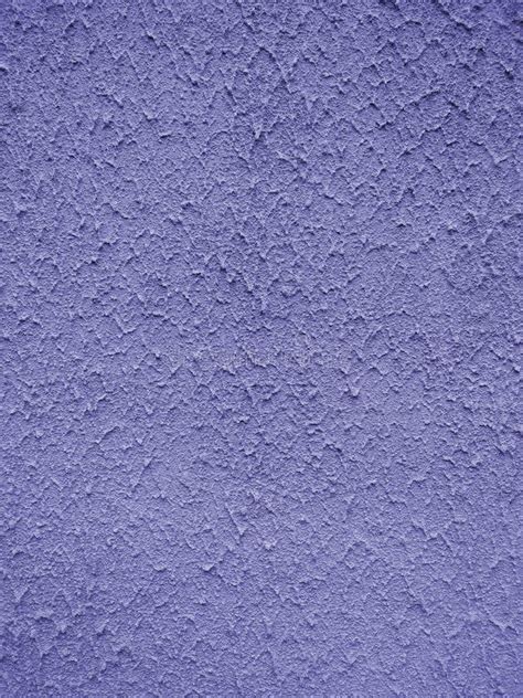 Rough Blue Plaster Surface On The Wall Of The Building Stock Photo