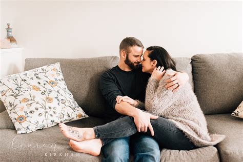 Couple Cuddling On Couch Lauren Kirkham Photography Albany Ny Lifestyle Photographer New