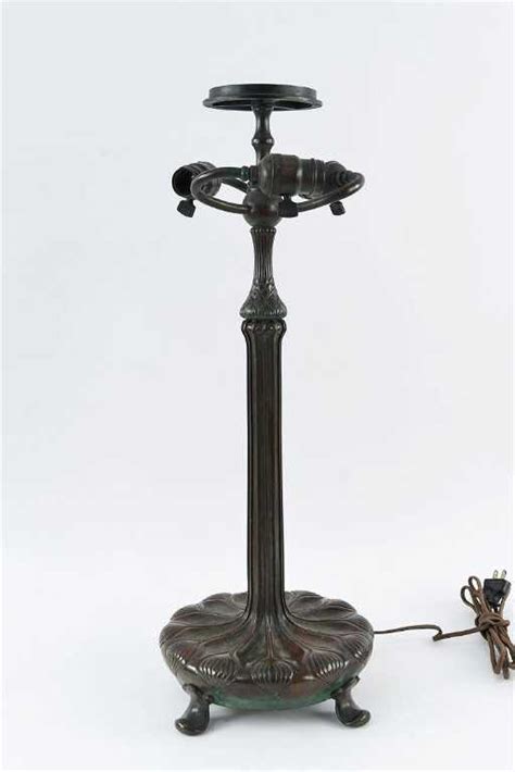 Tiffany Studios Bronze Table Lamp Base