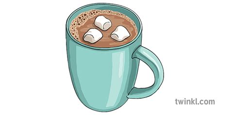 Mug Of Hot Chocolate Illustration Twinkl