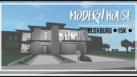 House details and links ↴ new intro!! Roblox | Bloxburg | Modern House 35k - YouTube