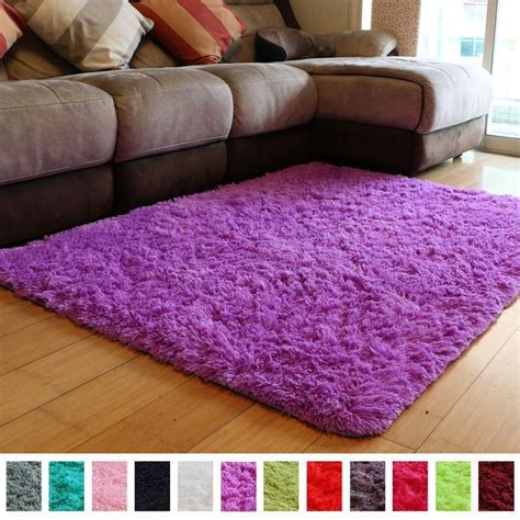 Product title garland rug town square solid purple 4'x6' indoor area rug average rating: Amazon.com: PAGISOFE Soft Fuzzy Purple Area Rugs for Kids ...