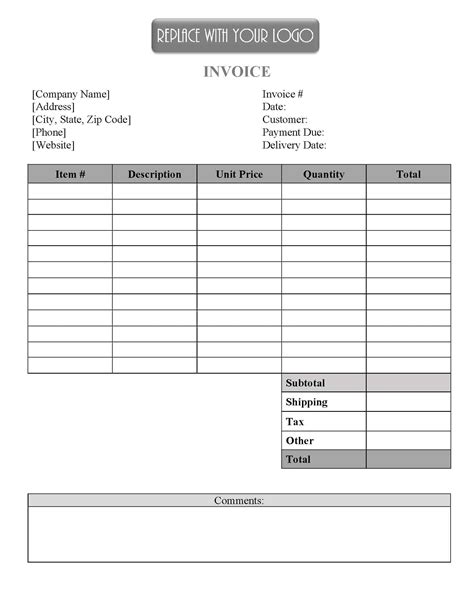 Free Printable Invoices Printable Templates